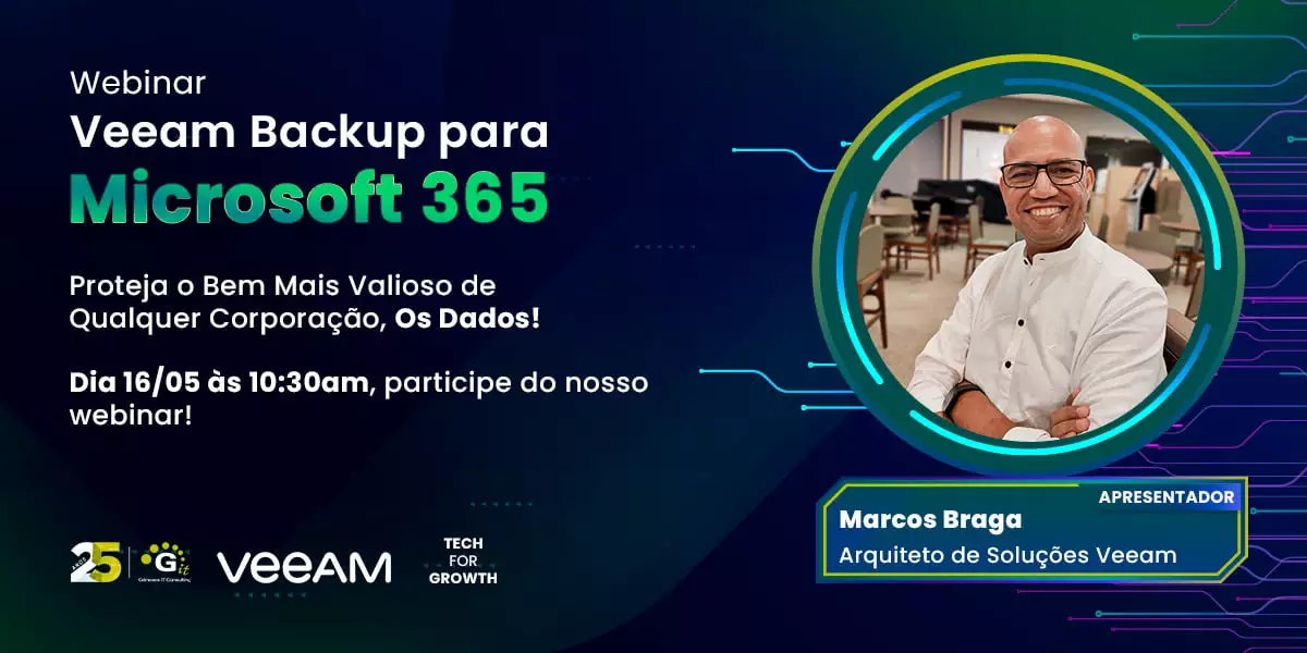 Webinar Veeam Backup Para Microsoft 365 – 16/05/2024